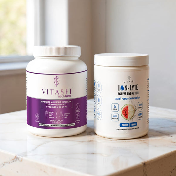 Combo Colágeno Hidrolizado con Resveratrol + Hidratante Ion-Lyte con Electrolitos