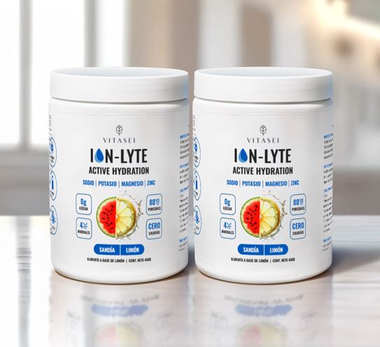 Kit x2 Hidratante Ion-Lyte con electrolitos sabor sandía-limón