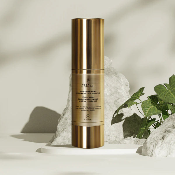 Nuevo Sérum Facial PM con Células Madre de Centella Asiática + Colágeno