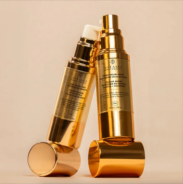 Kit de Sérums Faciales Día y Noche con Células Madre Vegetales