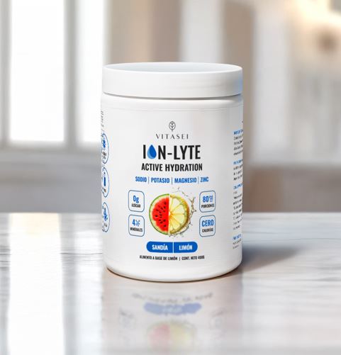 Hidratante Ion-Lyte con electrolitos sabor sandía-limón